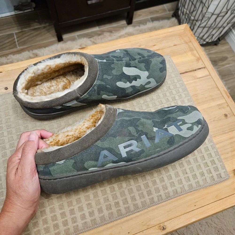Ariat men's camp house slip on slipper size 11